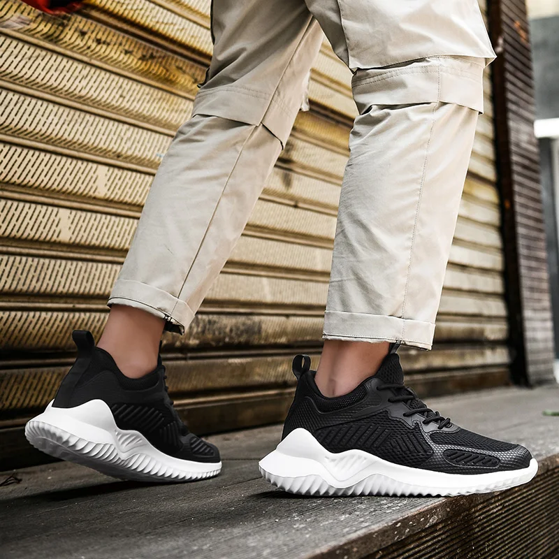 Мужская обувь для бега Нескользящие удобные кроссовки легкая дышащая