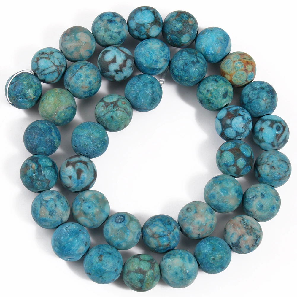 

6 8 10 мм натуральный матовый камень голубой Maifan яшмы вокруг свободные бусины для самостоятельного изготовления ювелирных изделий браслет минералы бусины 15 дюйм (ов)