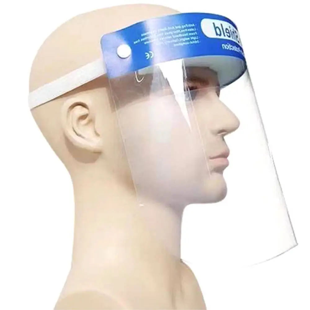 10 шт. прозрачная маска для лица с защитой от брызг Ультралегкая Полнолицевая