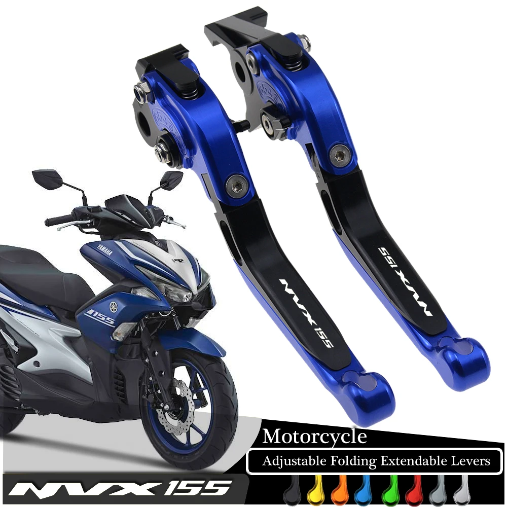 Складные Выдвижные левые и правые тормозные рычаги для YAMAHA Aerox 155 2017 2018 Aerox155 NVX155