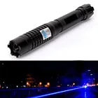 Синяя лазерная указка Power ful, поджигающая фейерверков луч видимых огней лазерная указка мощная Полезная тактическая высокомощная поджигающая спичка