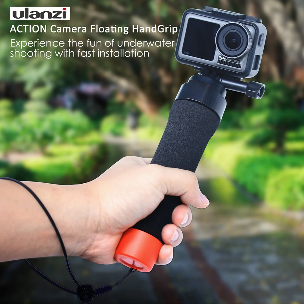 Универсальная губчатая ручка для Gopro OSMO ACTION Swimming Float Selfie Monopod Action Camera Accessoires|Чехлы