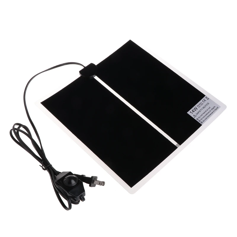 

Adjustable Temperature Pet Heating Warmer Amphibians Bed Mat 100-120V US Plug