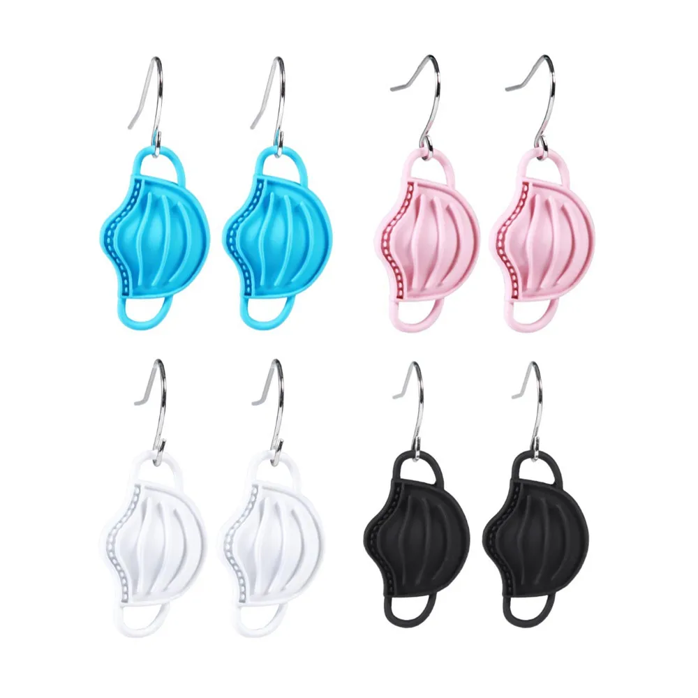 

Fashion Funny Cute Dangle Drop Earrings Korean Style Cool Designer Earrings Cherry Flowers Christmas Mask Shape Earrings Women