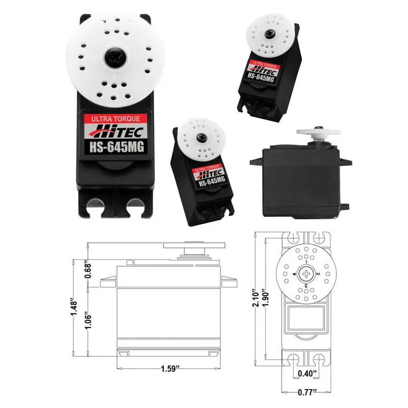 Оригинальный Hitec 645 мг HS645 HS рулевой сервопривод|servo mg|servo hitechitec servo |