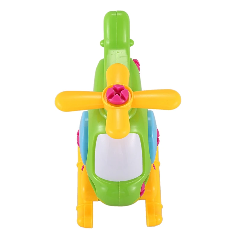 Строительные игрушки разбираются в сборе вертолет головоломка для детей 3 лет