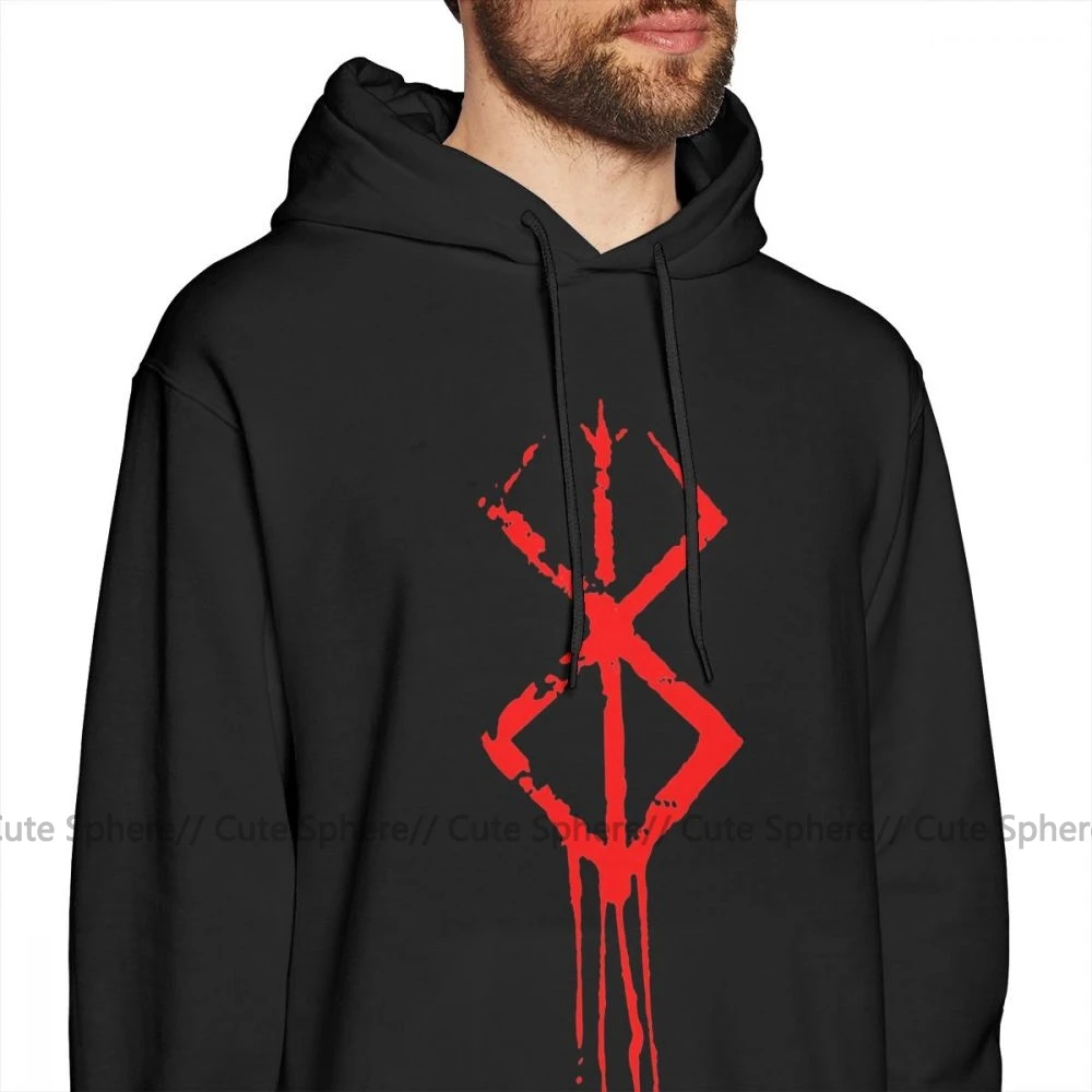 Berserk худи бренд Berserk толстовки Белый пуловер XL Толстовка длинная Мужская крутая Осенняя уличная одежда толстовки