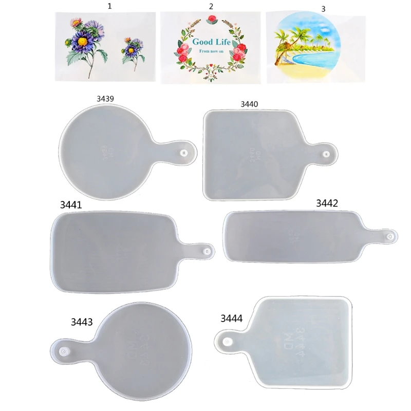 Пляжный поднос для тарелок форма смолы искусство сервировочный силиконовые