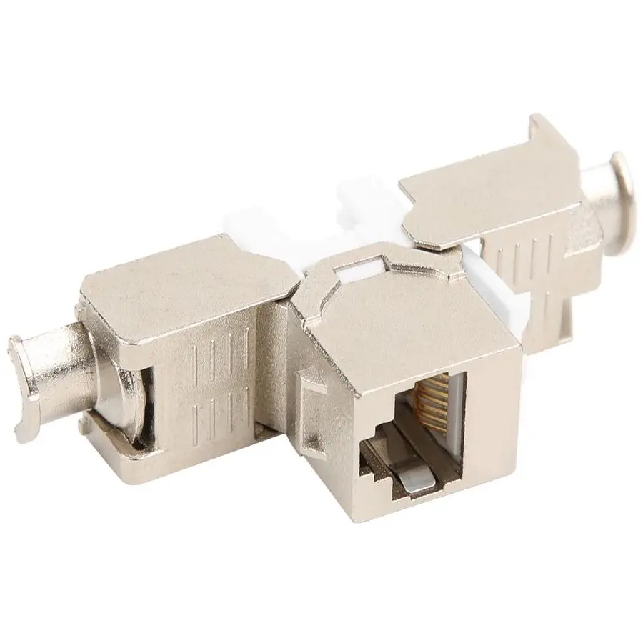 Экранированный keystone socket CAT6A экранированный Бесплатный компьютерный модуль для