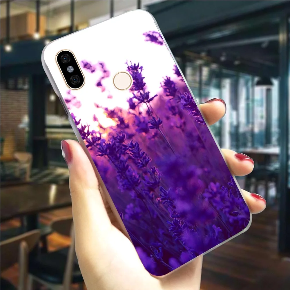 Простой Лавандовый цветочный чехол для телефона Redmi Note5 5Pro 4X 4A 5 6 7A Plus/5A 6A 6/K20 Pro GO Note