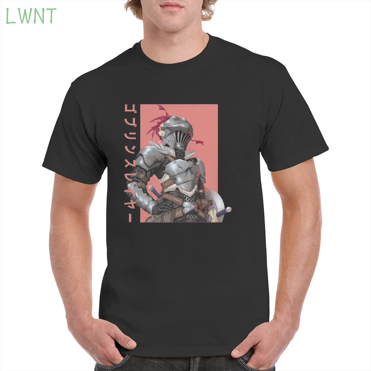 

100% Cotton Goblin Slayer warrior Tshirt Top Harajuku Aesthetic Tshirt Oversized clothes Female/Man