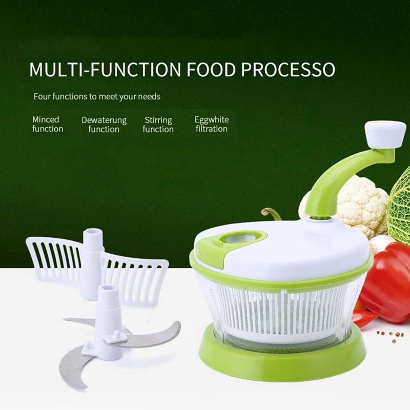 Householdl Meat Grinder 4 In 1 Multi-Function Kitchen Food Processor Vegetable Chopper Egg Blender Utensils | Бытовая техника