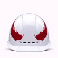 safety helmet breathable construction engineering hard hat with reflective tape creative protective work cap high strength