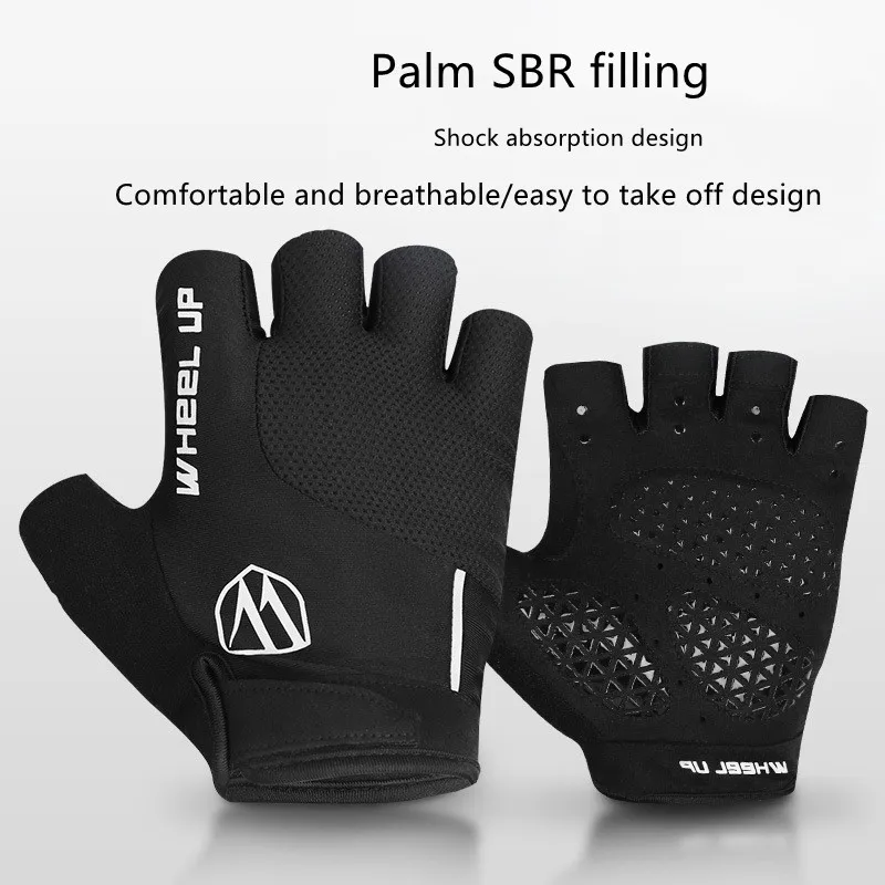 

Ridding Gloves Cycling Gloves Half-finger Non-Slip Yoga Exercise Cycling Mountaineering Breathable Wear-resistant Weight