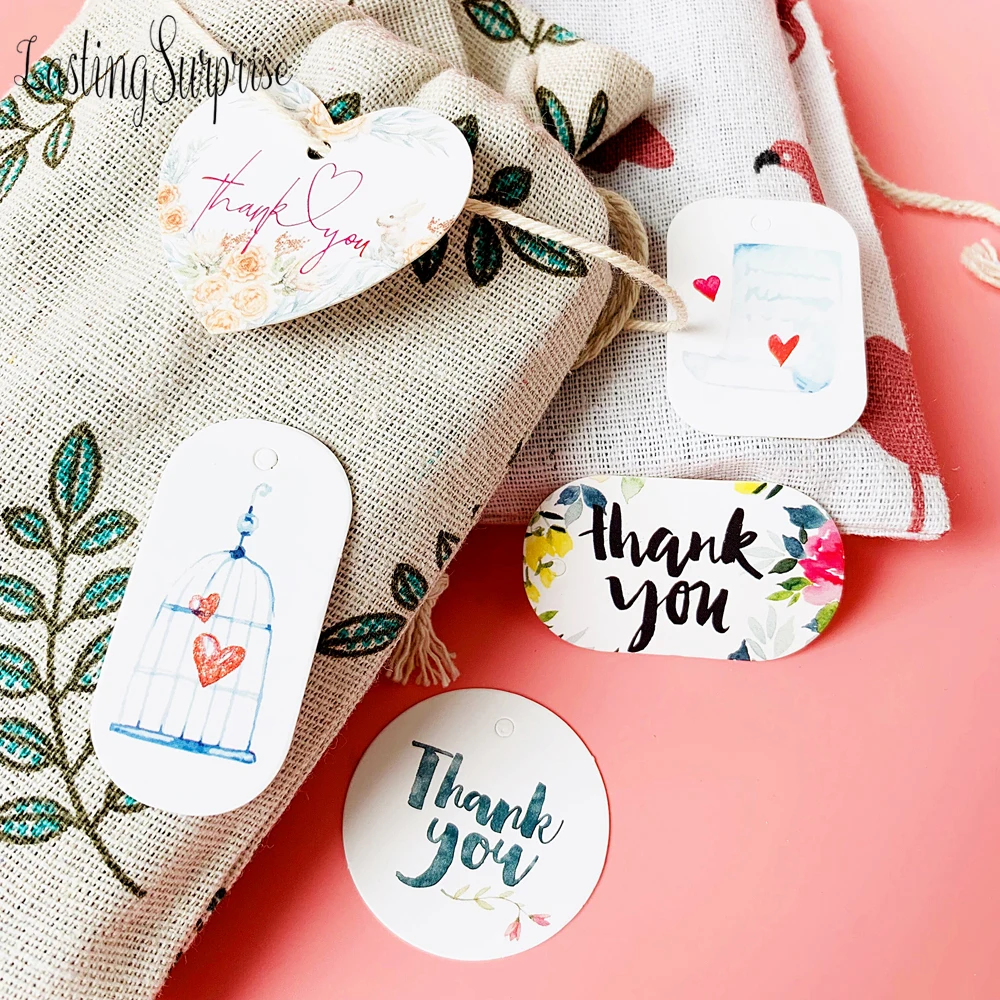 50 шт. цветочные бумажные бирки вечерние белые подарочные Подарочная коробка