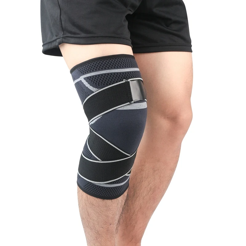 1 шт. эластичные наколенники нейлоновые спортивные для фитнеса Нескользящие