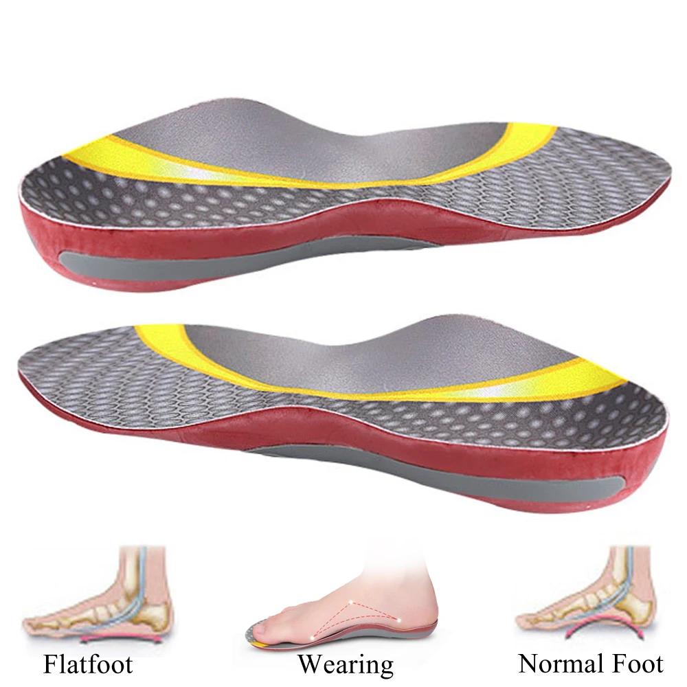 Best Orthotic Insoles arch support Flatfoot Orthopedic Insoles for feet  Health Shoe Sole insert Pad for Sport Damping Cushion