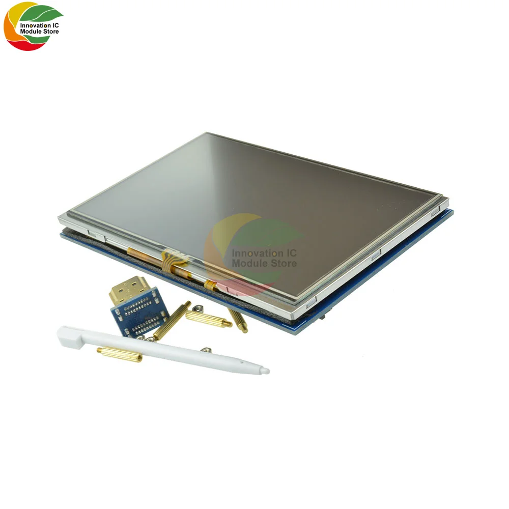 

ЖК-экран 800*480, сенсорный экран Raspberry Pi, 5-дюймовый мини-HDMI дисплей, совместимый с Raspberry Pi 400 4 3B + 3B Windows