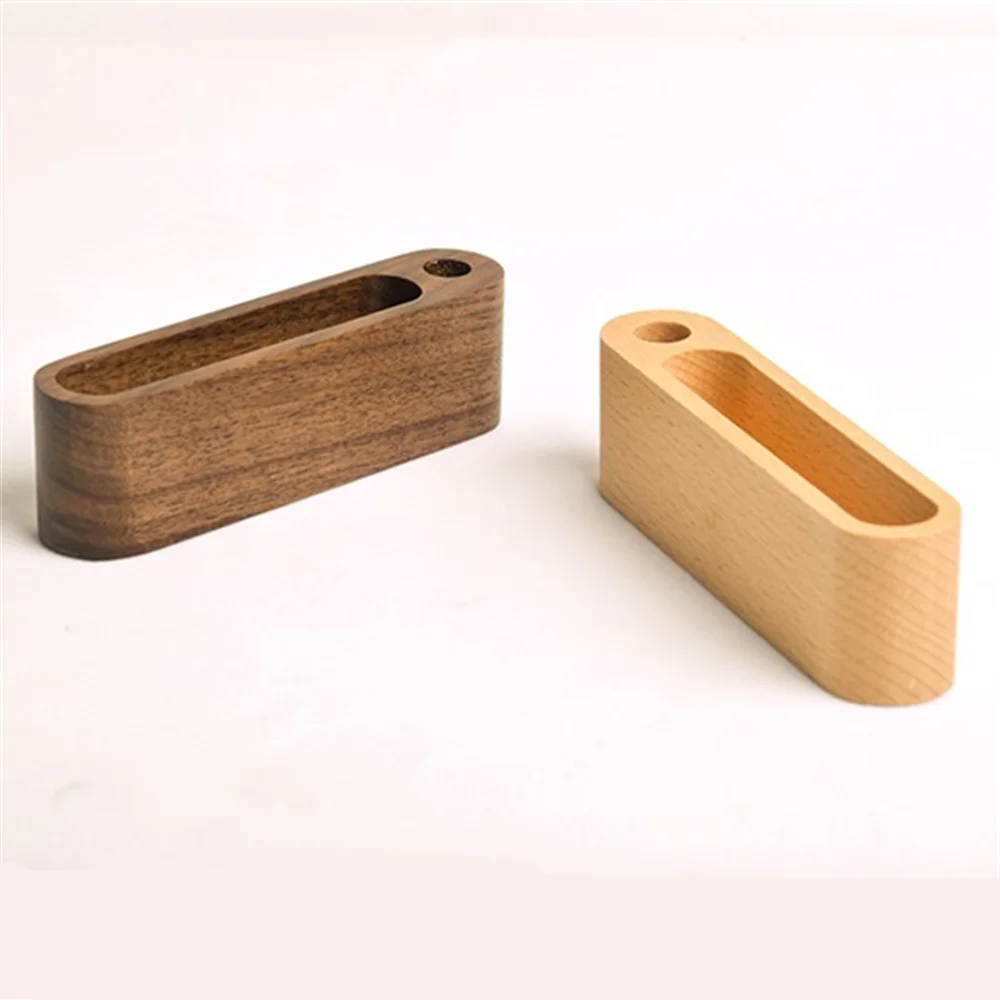 

One pcs wood Career Business Card Holder pen holder Wide Selection Business Office Supplies