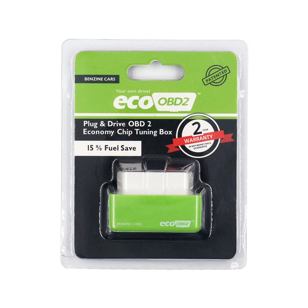 10 шт./лот Nitro OBD2 EcoOBD2 15% экономия топлива ECU чип тюнинг производительности коробка