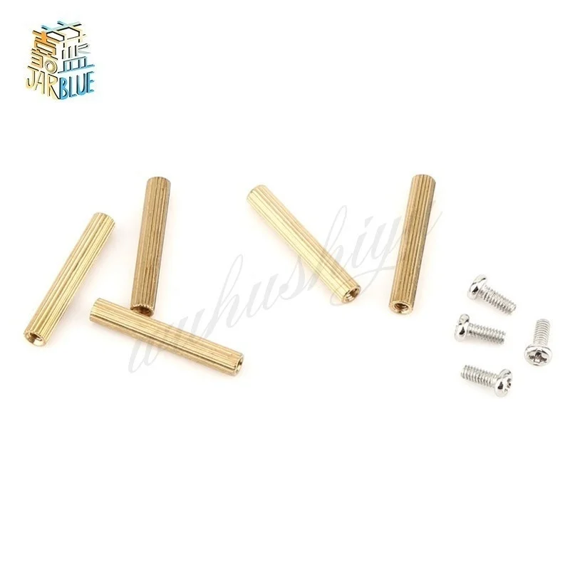 270 шт./компл. латунная круглая прокладка распорка с внутренней резьбой M2 набор