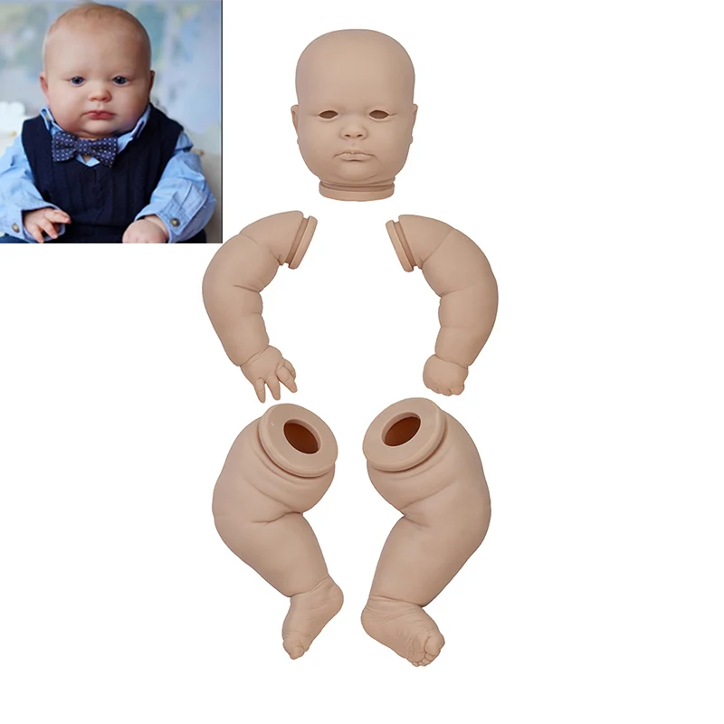 

23Inches Reborn Baby Joseph DIY Blank Parts Kit 58cm Lifelike Vinyl Unpainted Unfinished Dolls For Girls Mother's Day Best Gifts