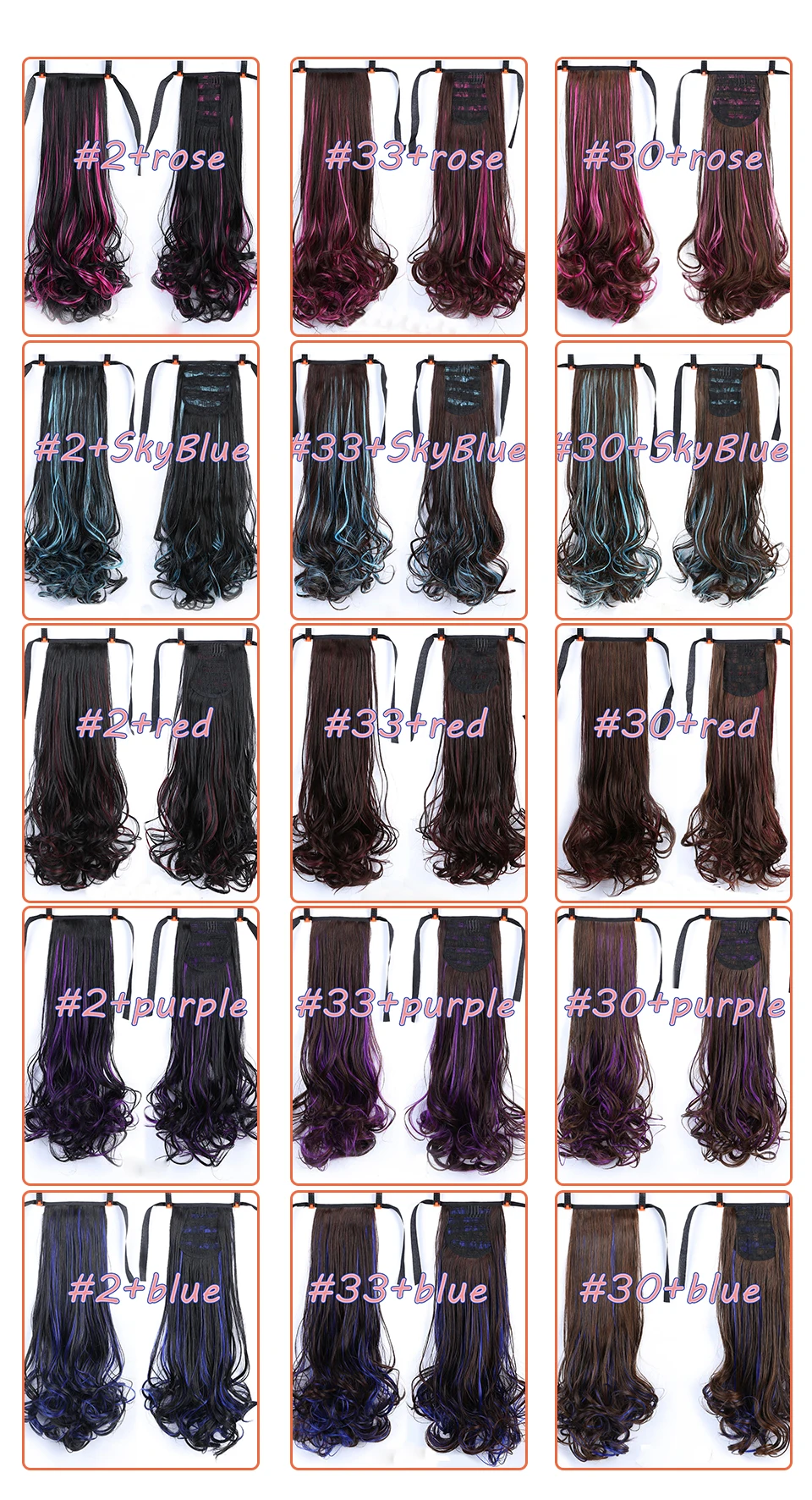 AOOSOO длинные вьющиеся волосы женский двухцветный парик высокотемпературная