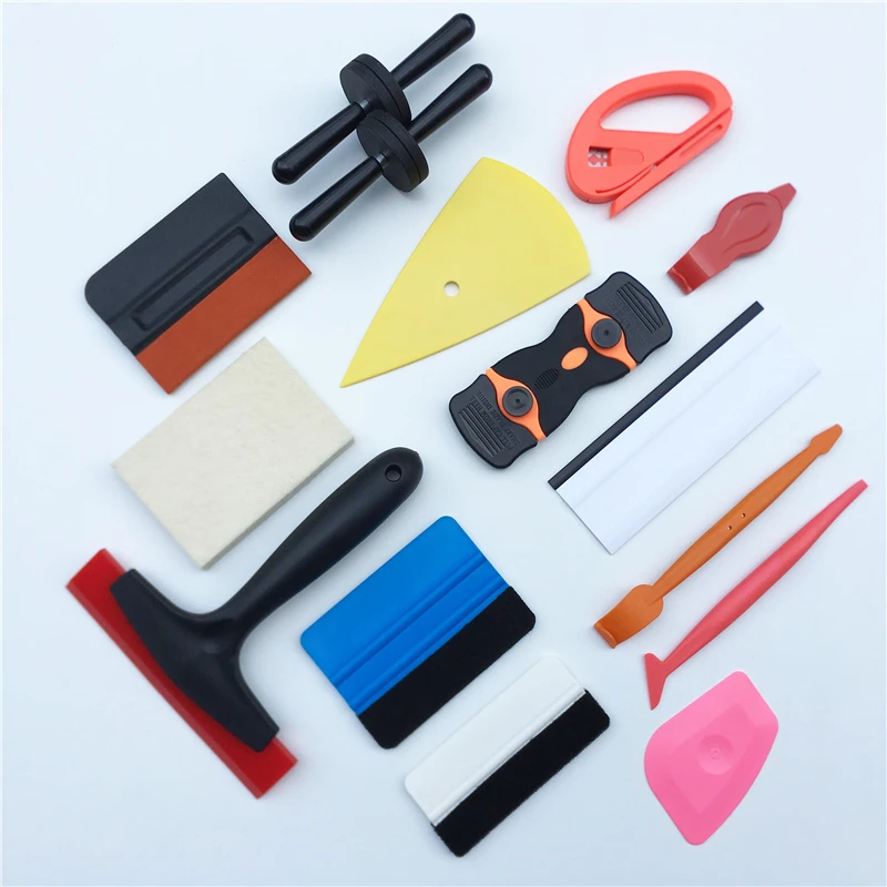 

Car Wrap Tools Set Rubber Squeegee Scraper Sticker Window Film Tint Glass Film Application Vinyl Wrapping Tools Kit