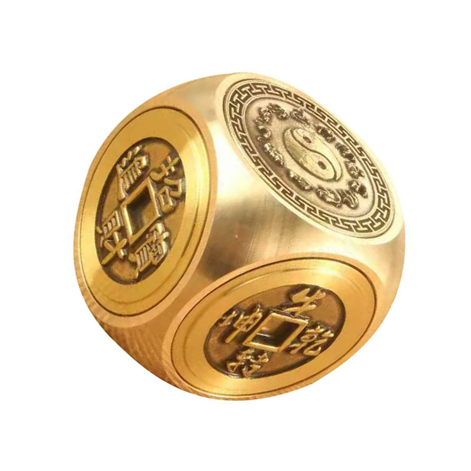 

Rotating Brass Fidget Spinner Decompression Toy Turn Things Around/Wealth and Fortune/Chinese Zodiac Hand Pieces