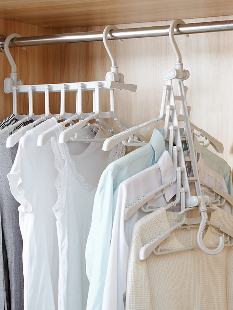 Волшебная многофункциональная вешалка складной многоуровневый шкаф для дома в