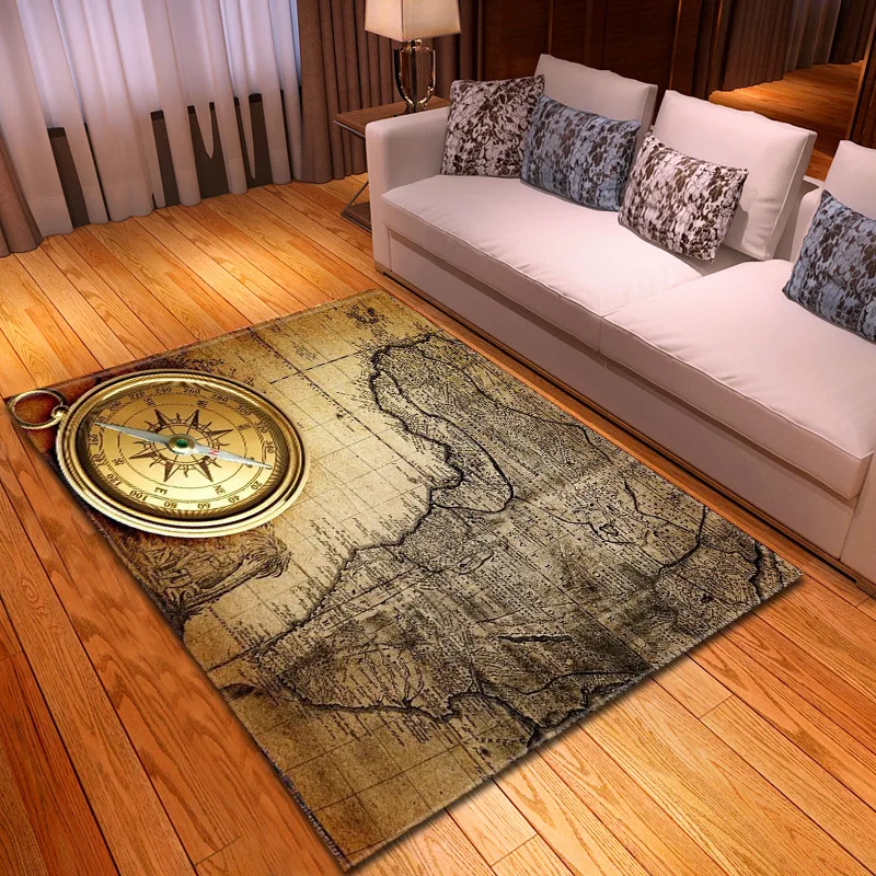 

Soft Flannel world Map Pattern Carpets for Living Room Bedroom Decor Carpet Kitchen Anti-slip Floor Mat 3D Printed Home Area Rug