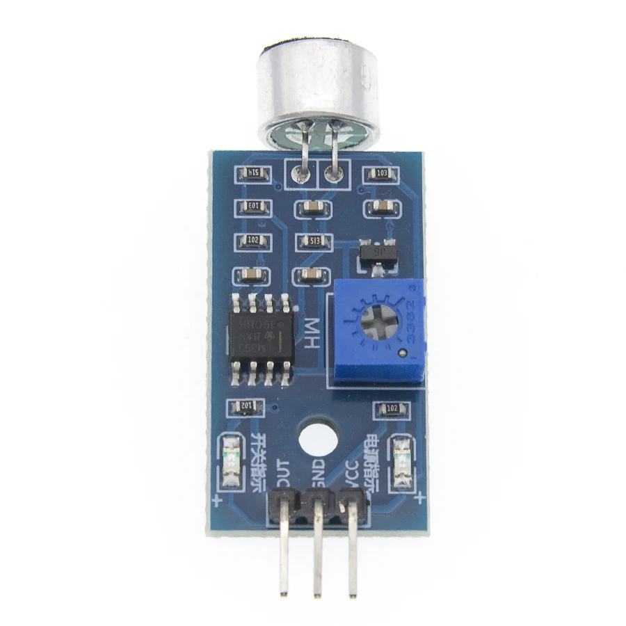 3pin голосовой звук обнаружения сенсор модуль DIY умный автомобиль робот Вертолет Самолет Boart автомобиль
