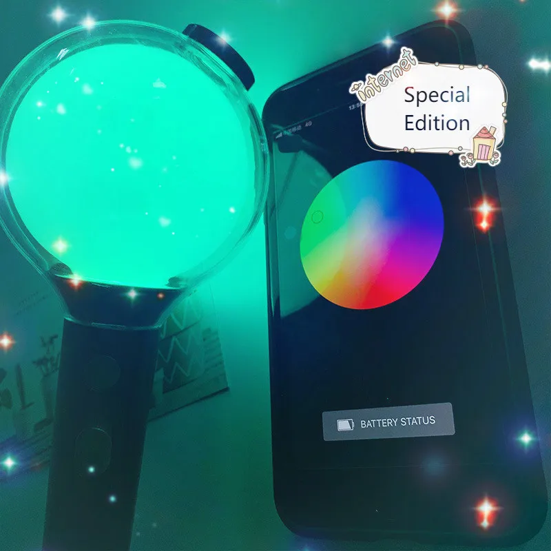 

New Kpop Army Bomb Ver.4 Light Stick Special Edition SE Map of the Soul Ver.3 Limited Concert Lightstick Bluetooth-Compatible