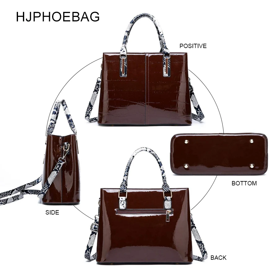 HJPHOEBAG женская сумка модная повседневная из искусственной кожи роскошные