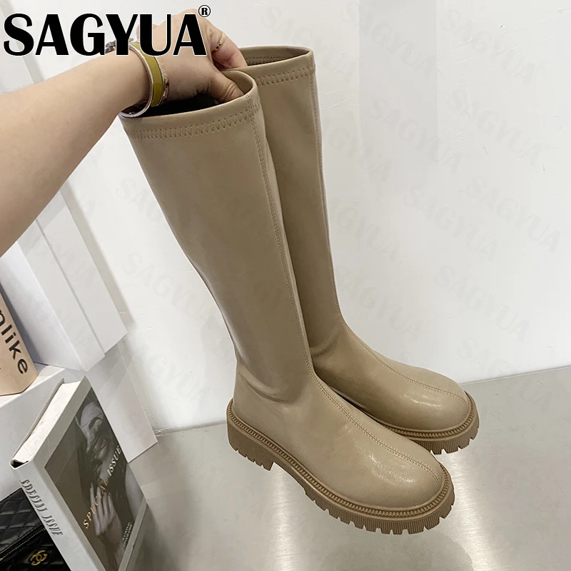 

Chelsea Ankle High Boots Women 2022 Snow Shoes Warm Designer Winter Mid Heels Platform Motorcycle Boots Gladiator Oxford Shoes