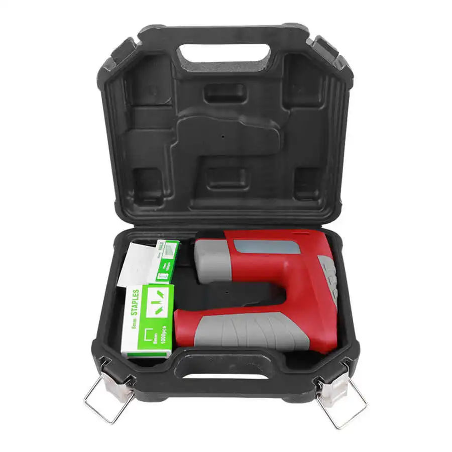 

Мини беспроводной степлер, перезаряжаемый гвоздезабивной аппарат, дрель для домашнего ремонта материалов, сверлильные инструменты, беспро...