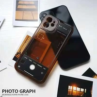 korean street cute cartoon card bag phone case for iphone 11 12 13 pro xs max x xr se 7 8 plus clear photo frame soft cover