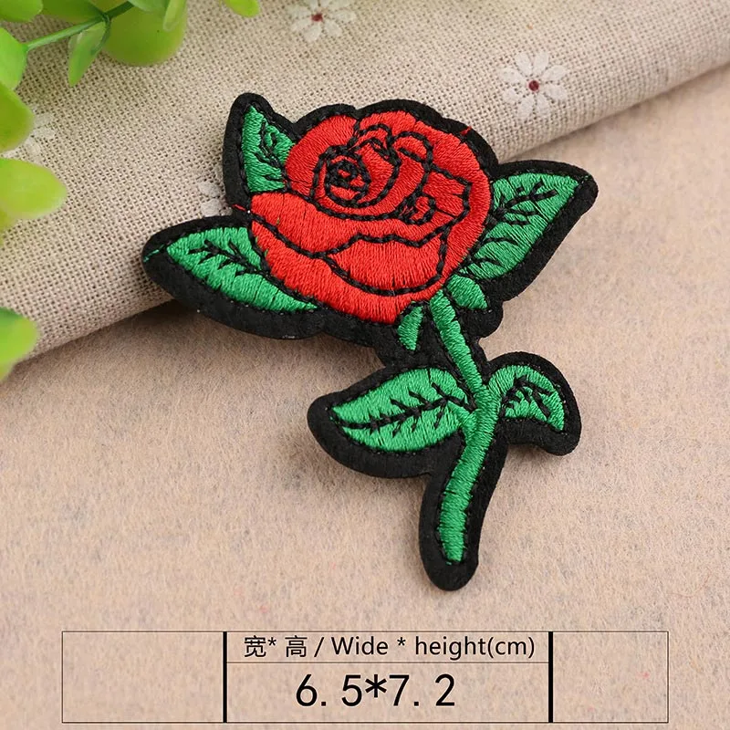 2BT-47271-4 Цветок кактус вышивка патч теплопередачи железа на пришить патчи для DIY футболка одежда наклейки декоративная аппликация 47219 - Цвет: 2BT-47271-4