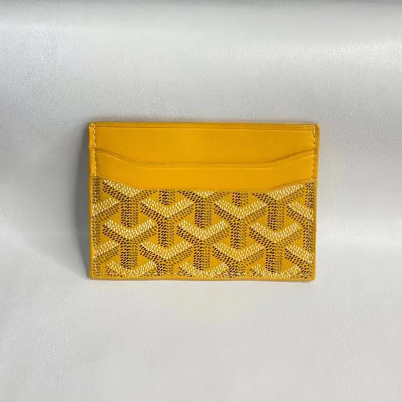 

2021 New Fashion Credit Card Holder Men's and Women's Small Storage Bag Leather Element Wallet ID