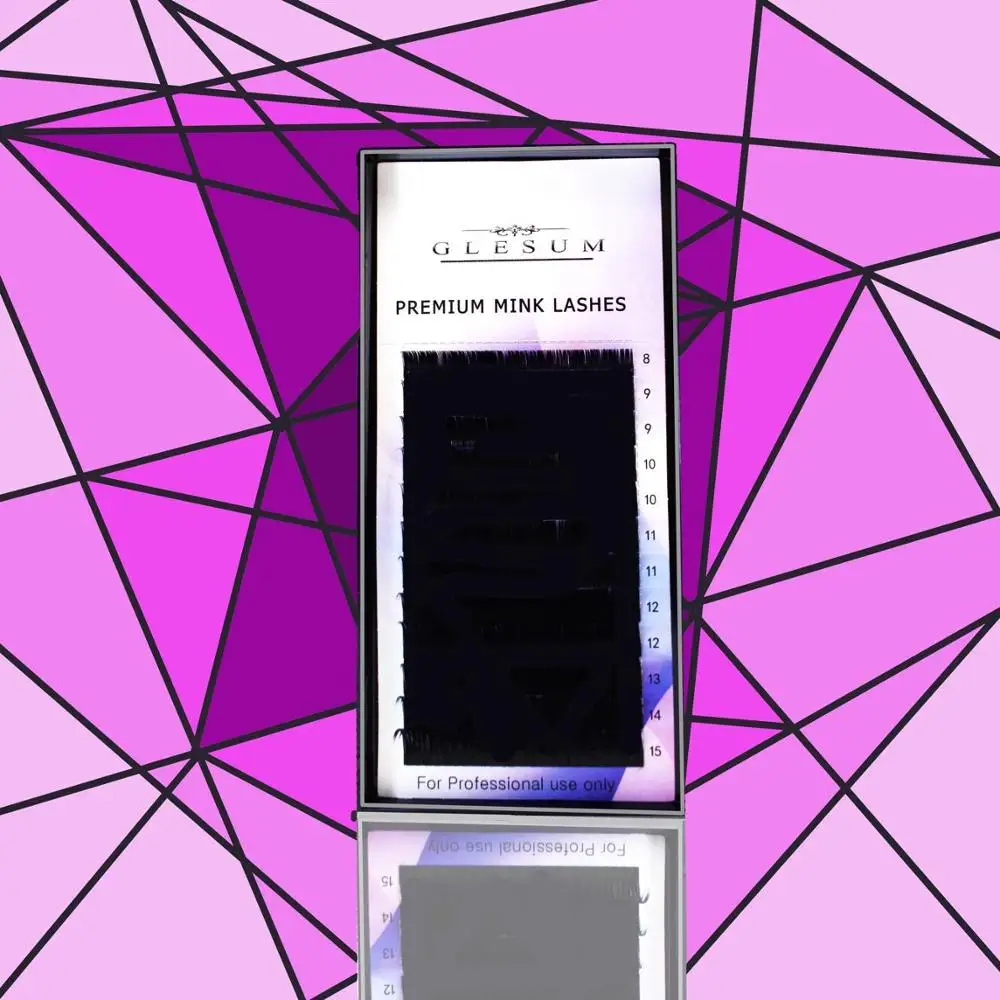 Накладные ресницы из норки черные матовые накладные для наращивания|Накладные