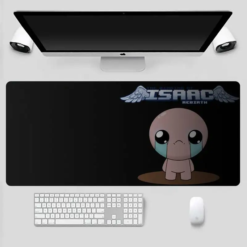

the binding of isaac anime game Customized laptop Gaming mouse pad Work Mouse Mat pad X XL Non-slip Laptop Cushion mouse pad