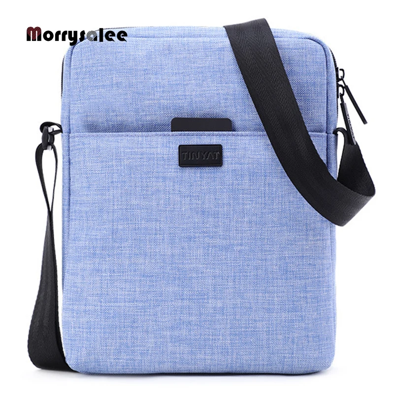 

2022 Fashion Men's Bags Light Canvas Shoulder Bag For 7.9' Ipad Casual Crossbody Bags Waterproof Business Shoulder Bag For Men