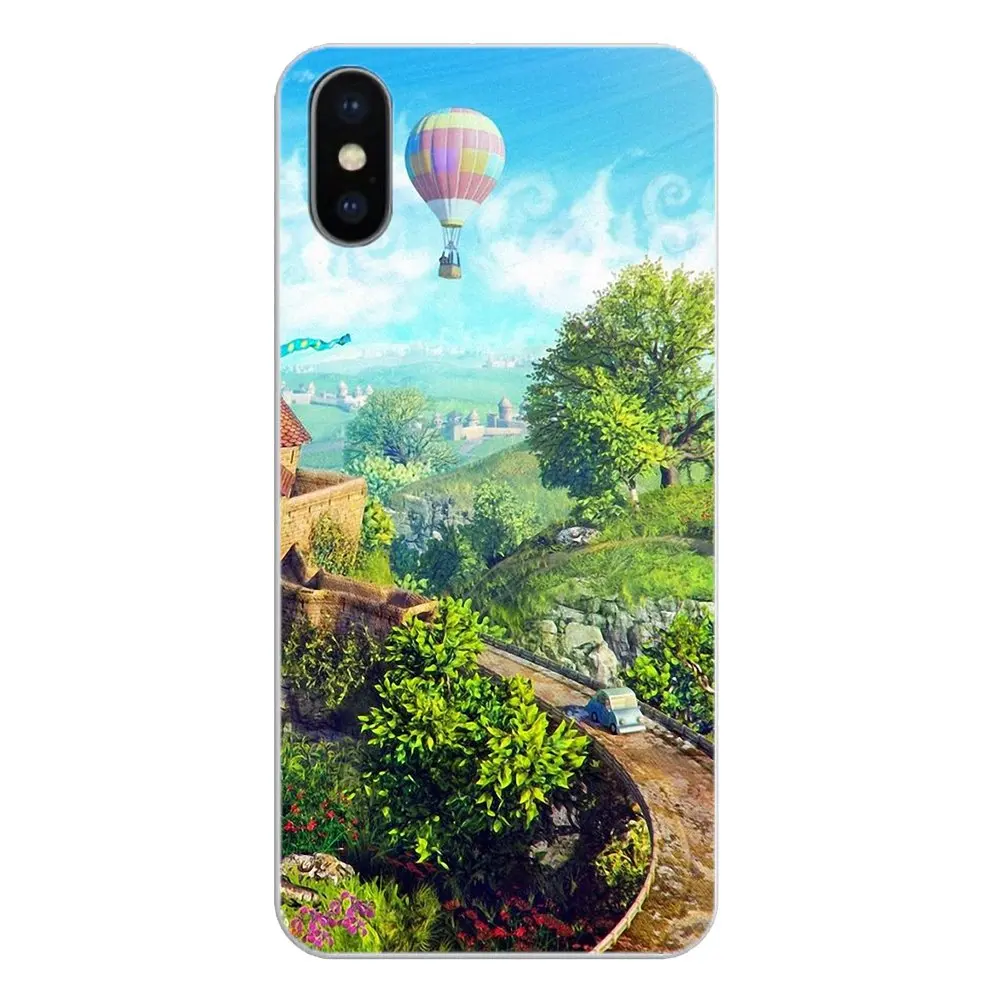 Чехол из ТПУ для Samsung Galaxy A5 A6 A7 A8 A9 J4 J5 J7 J8 2017 2018 Plus Prime бабочка воздушный шар в небе