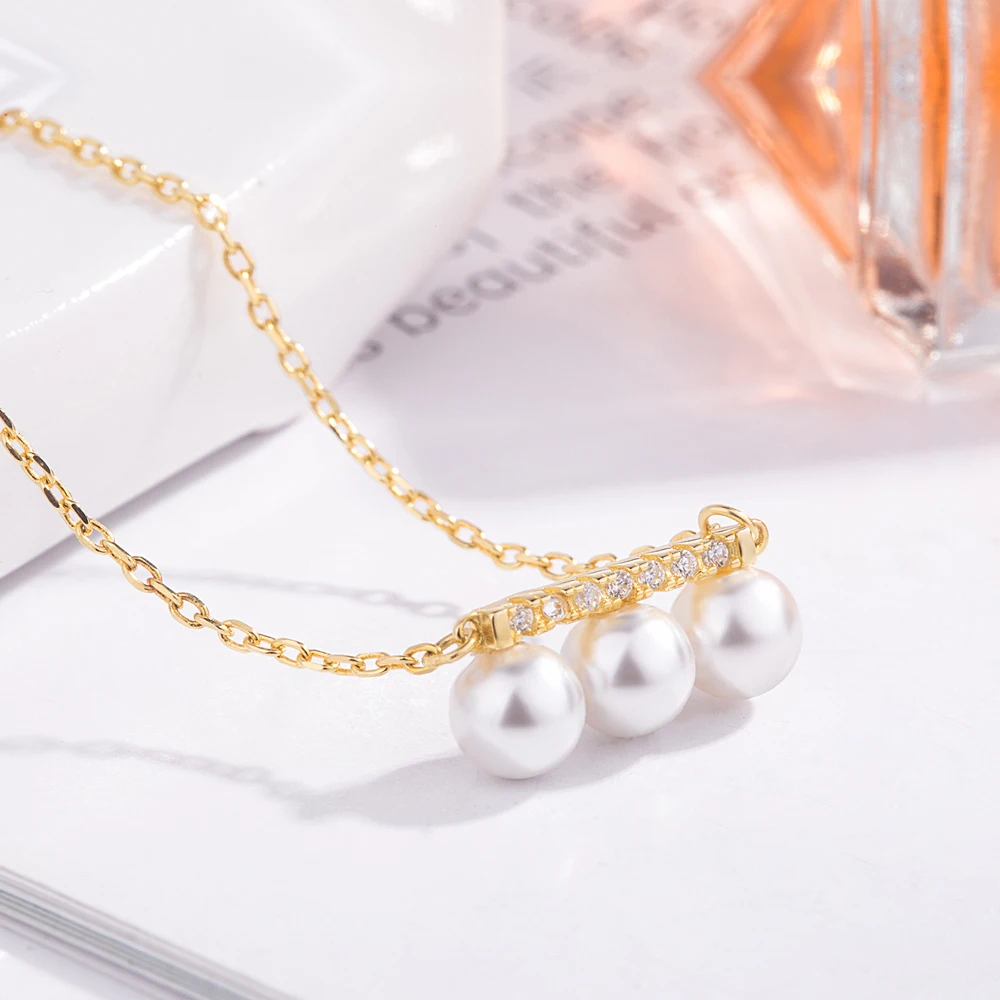 Женский чокер из серебра 100% пробы с жемчугом|Ожерелья| |