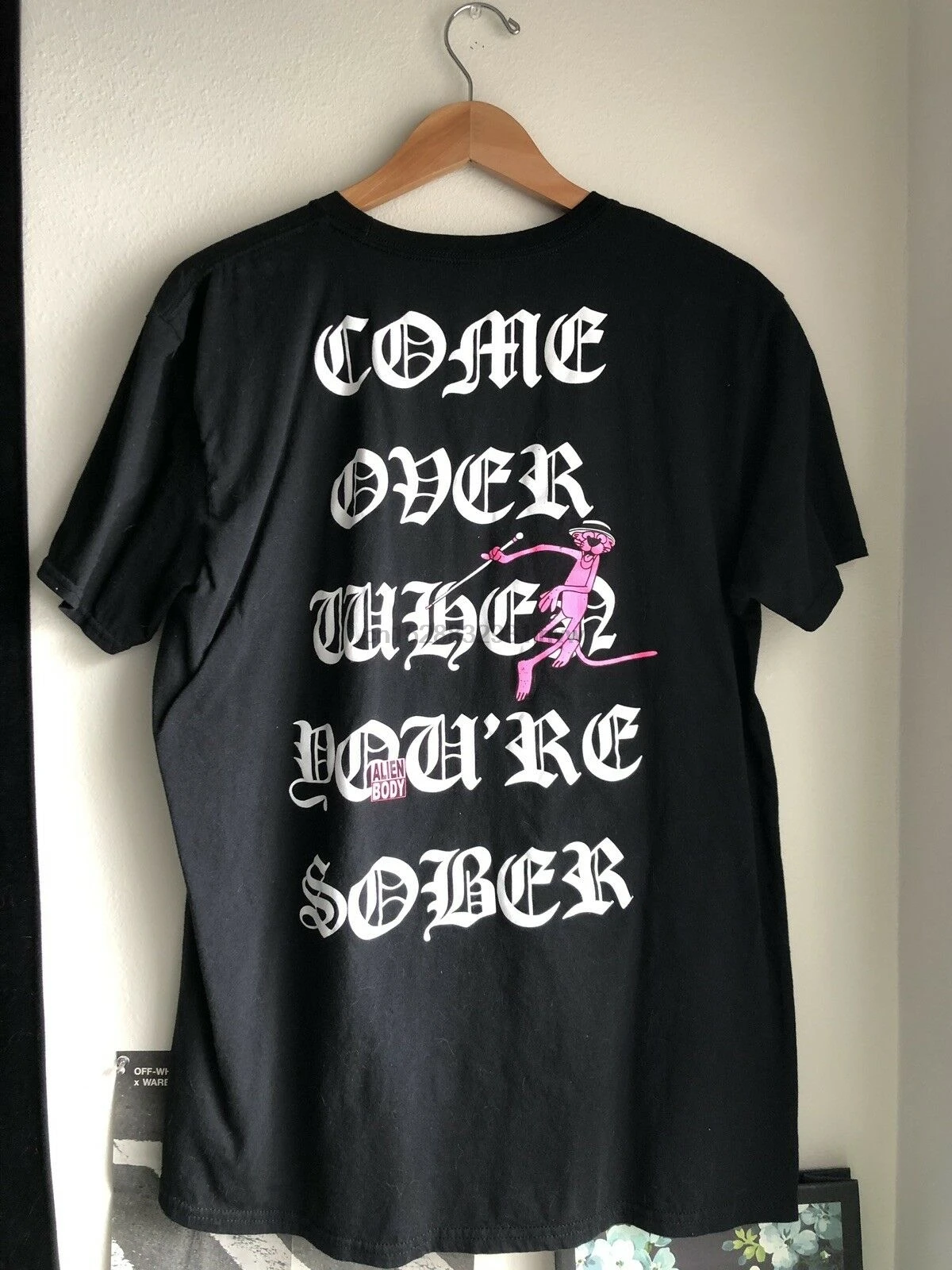 

LIL PEEP Come Over When Your e Sober T Shirt XLARGE Limited edition Exclusive Mens Hipster Short Sleeve Tee Tops