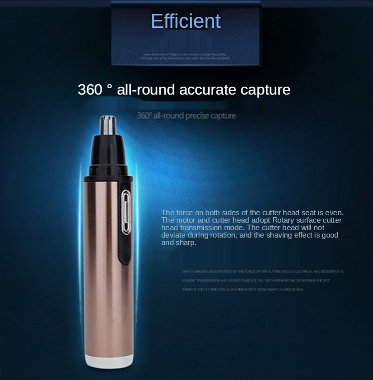 Триммер для волос в ушах и носу профессиональная безболезненная машинка стрижки