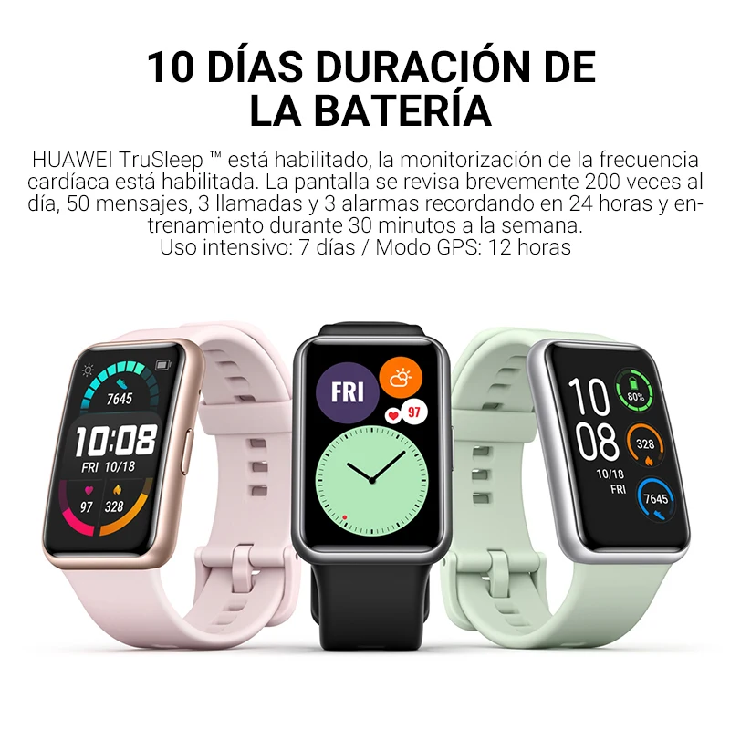 Оригинальные умные часы HUAWEI 1 64 дюйма яркий AMOLED дисплей Быстрая тренировка