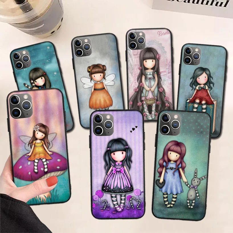 

Cartoon Santoro Gorjuss Phone Case For iPhone 13 Pro Max 11 12 Pro XS Max XR X 7 8 6 6S Plus 13 Mini SE 2020 Cover Coque Funda