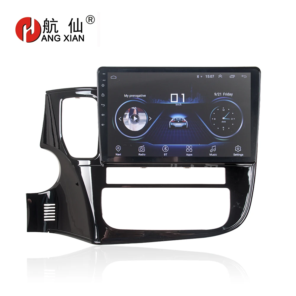 Автомагнитола подвесная XIAN 10 1 дюйма четырехъядерный процессор Android 8 для MITSUBISHI