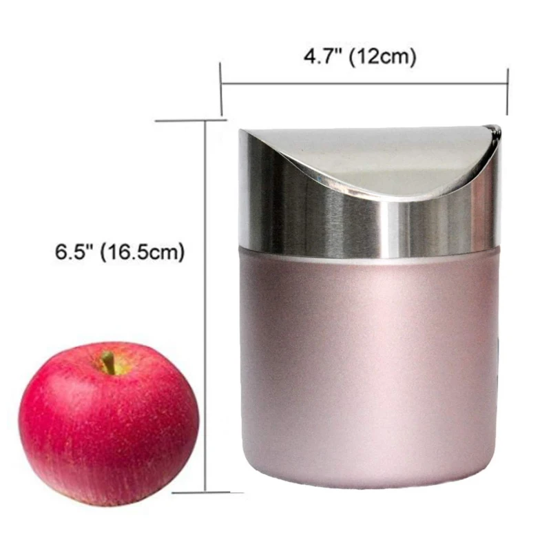 Мусорная корзина из нержавеющей стали 1 5 л|Мусорные баки| |